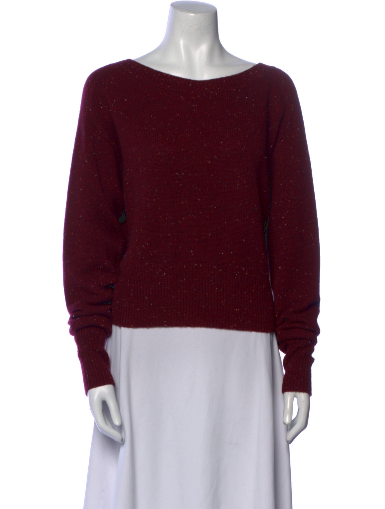 Theory Cashmere Bateau Neckline Sweater
