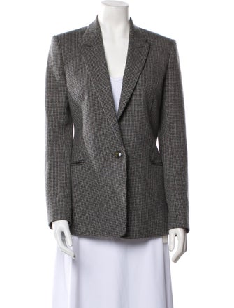 Theory Virgin Wool Printed Blazer