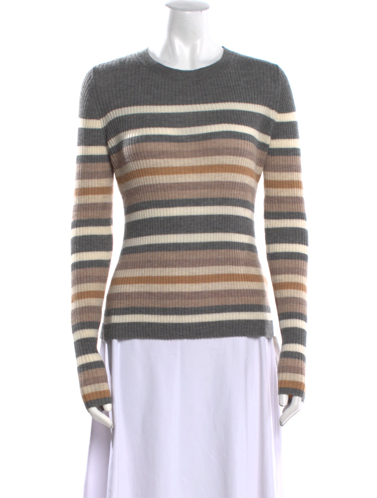 Theory Cashmere Striped Sweater