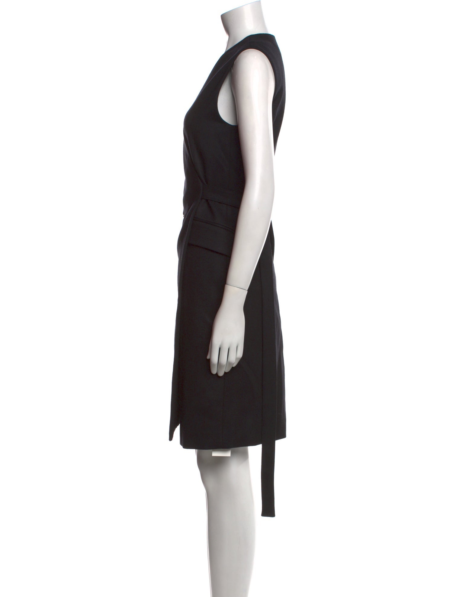 Theory Virgin Wool Knee-Length Dress