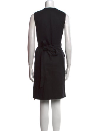 Theory Virgin Wool Knee-Length Dress