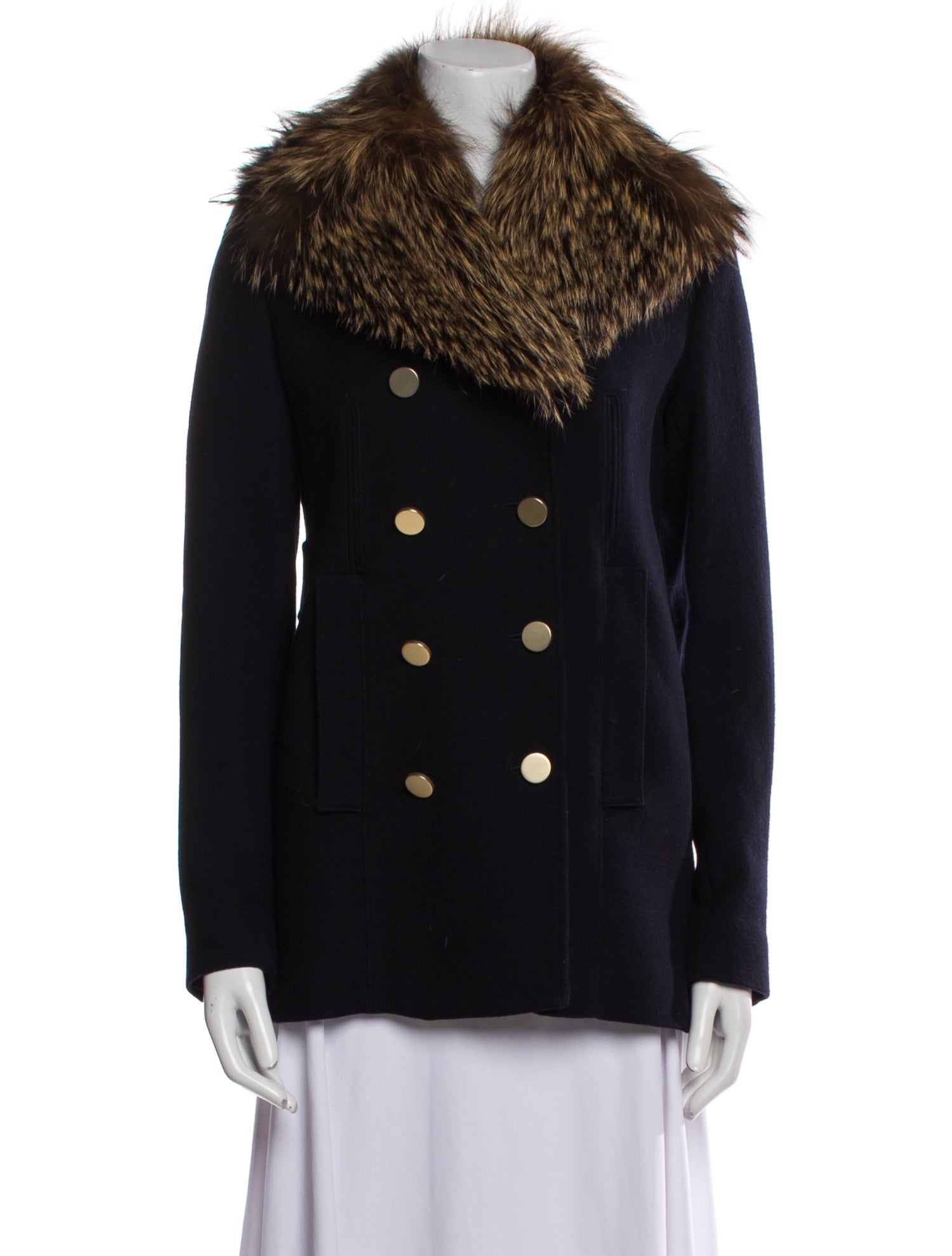 Theory Virgin Wool Fur Jacket