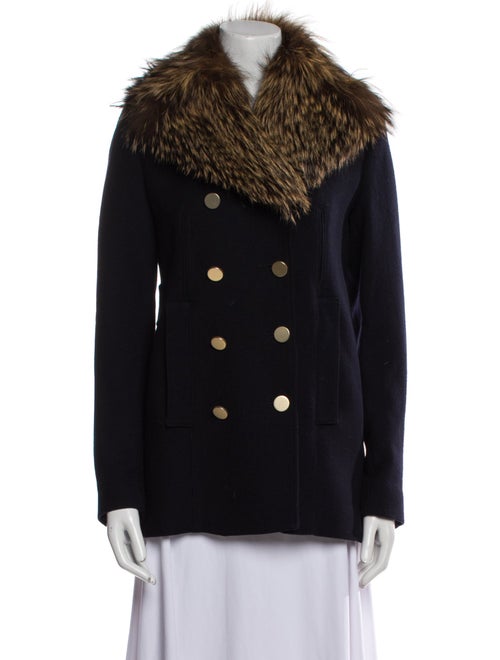 Theory Virgin Wool Fur Jacket