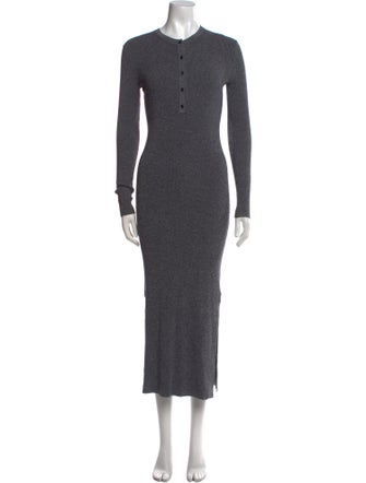 Theory Crew Neck Long Dress