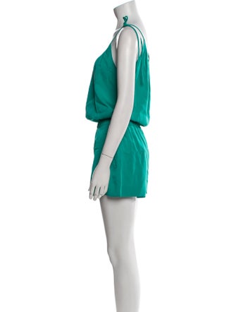 Theory Silk Scoop Neck Romper