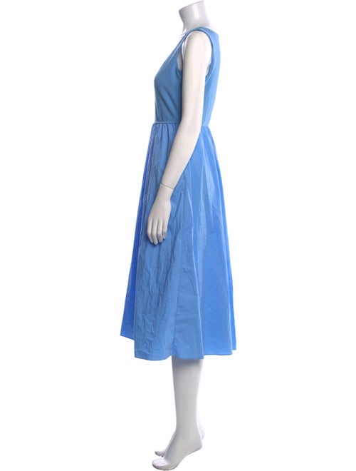 Theory Square Neckline Midi Length Dress