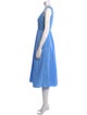 Theory Square Neckline Midi Length Dress