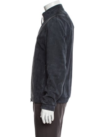 Theory Goat Leather Windbreaker