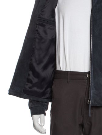 Theory Goat Leather Windbreaker