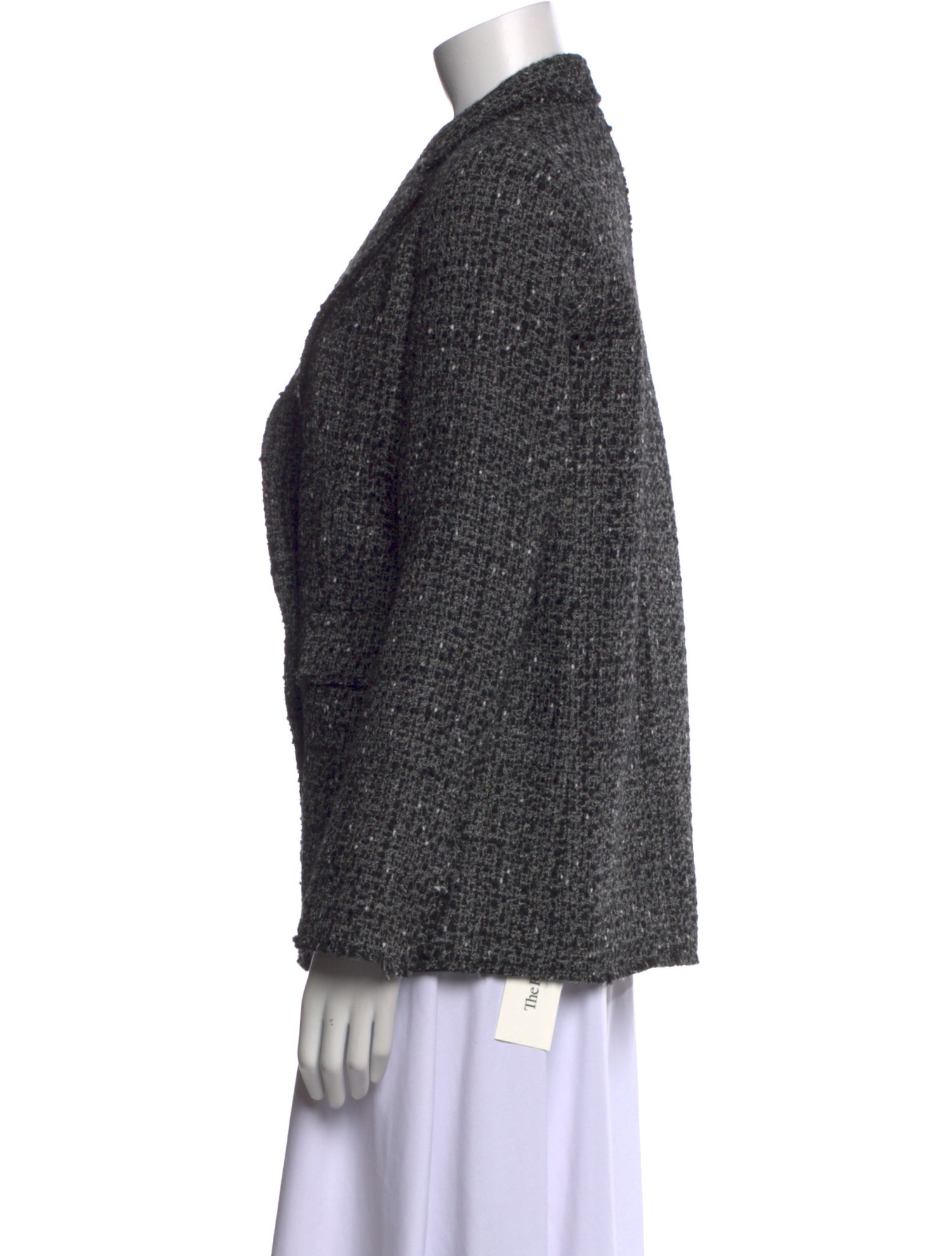 Theory Tweed Pattern V-Neck Sweater w/ Tags