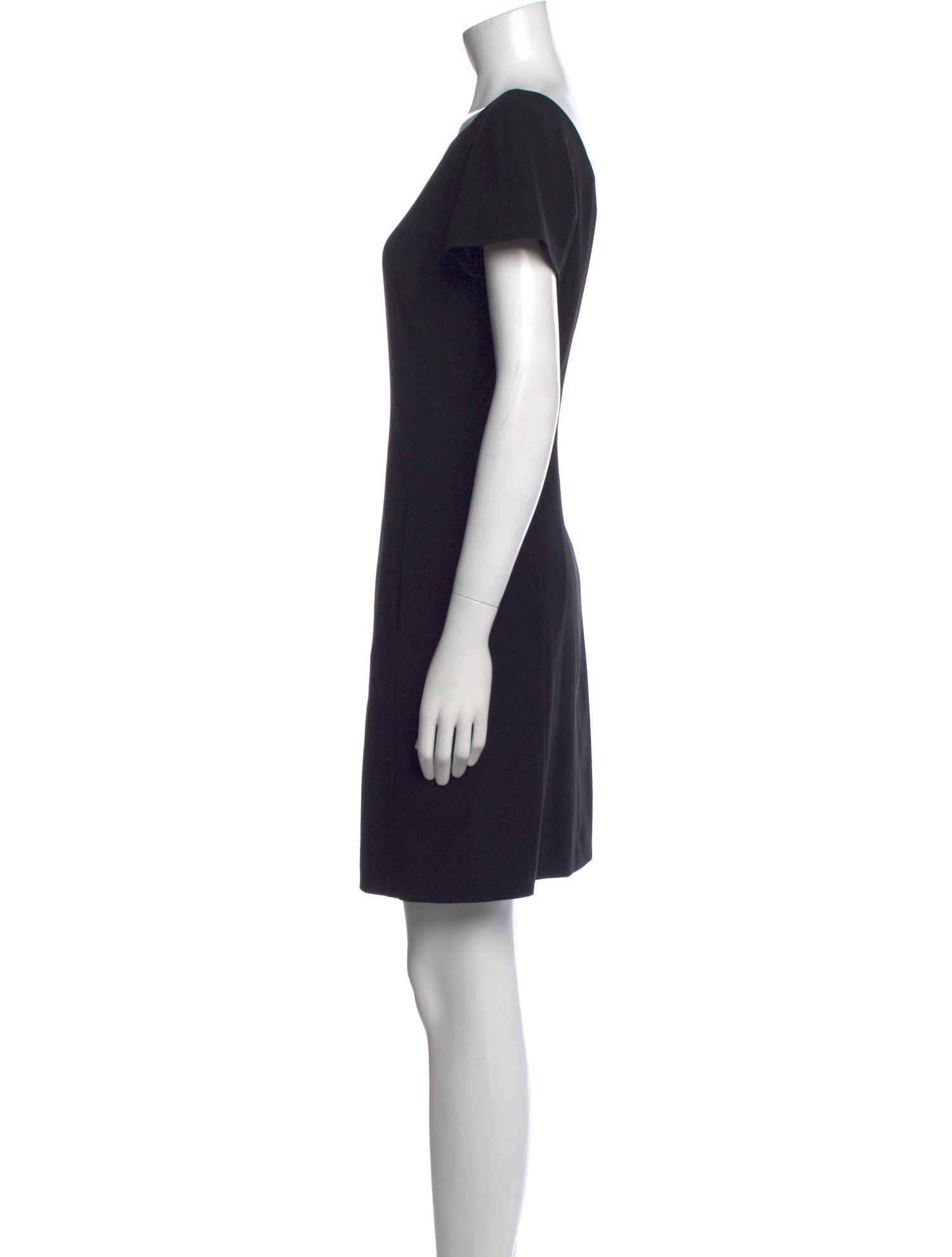 Theory Bateau Neckline Mini Dress