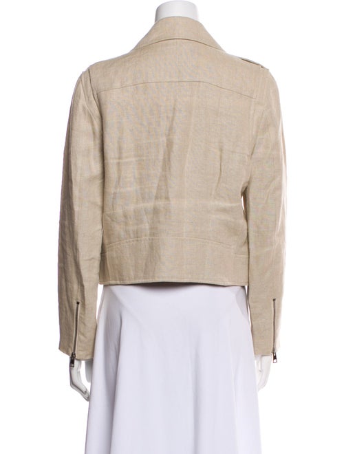 Theory Linen Biker Jacket