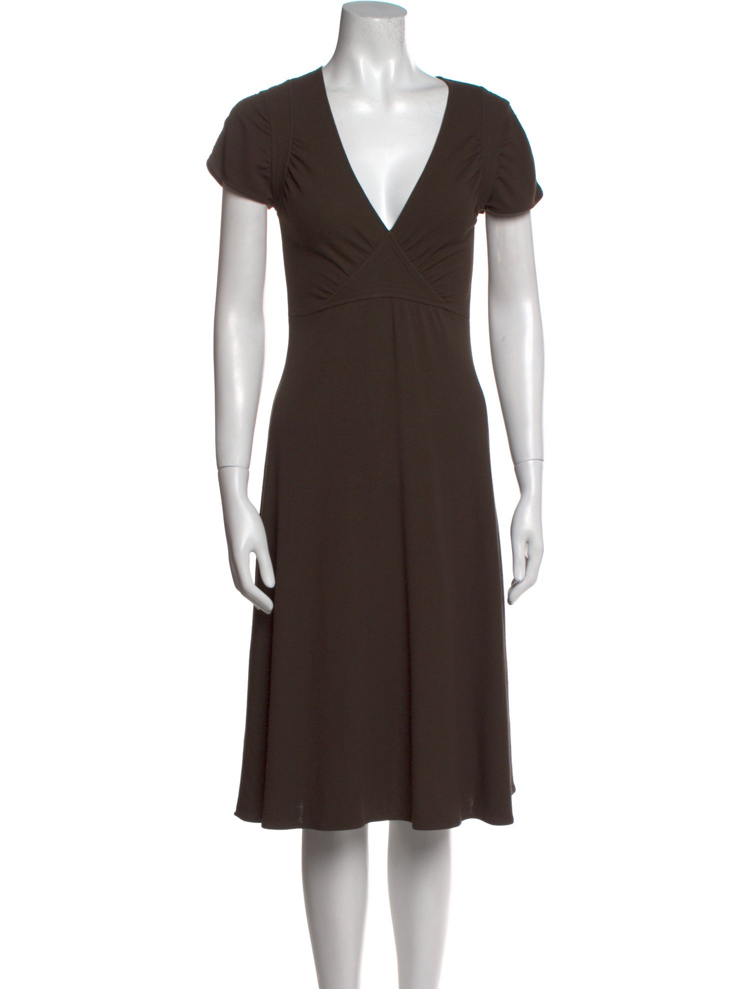 Theory V-Neck Knee-Length Dress