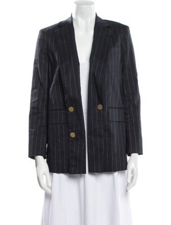 Theory Linen Striped Evening Jacket