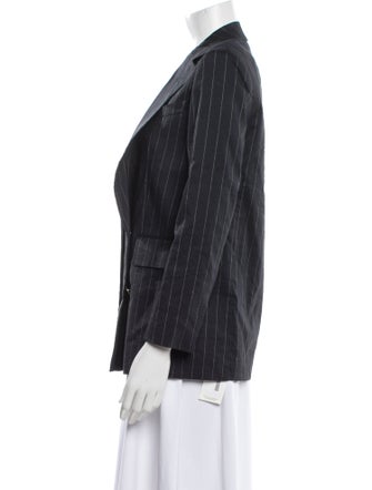 Theory Linen Striped Evening Jacket