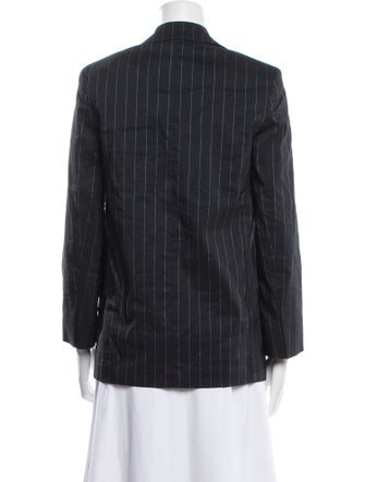 Theory Linen Striped Evening Jacket