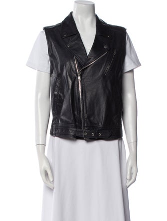 Theory Leather Biker Jacket