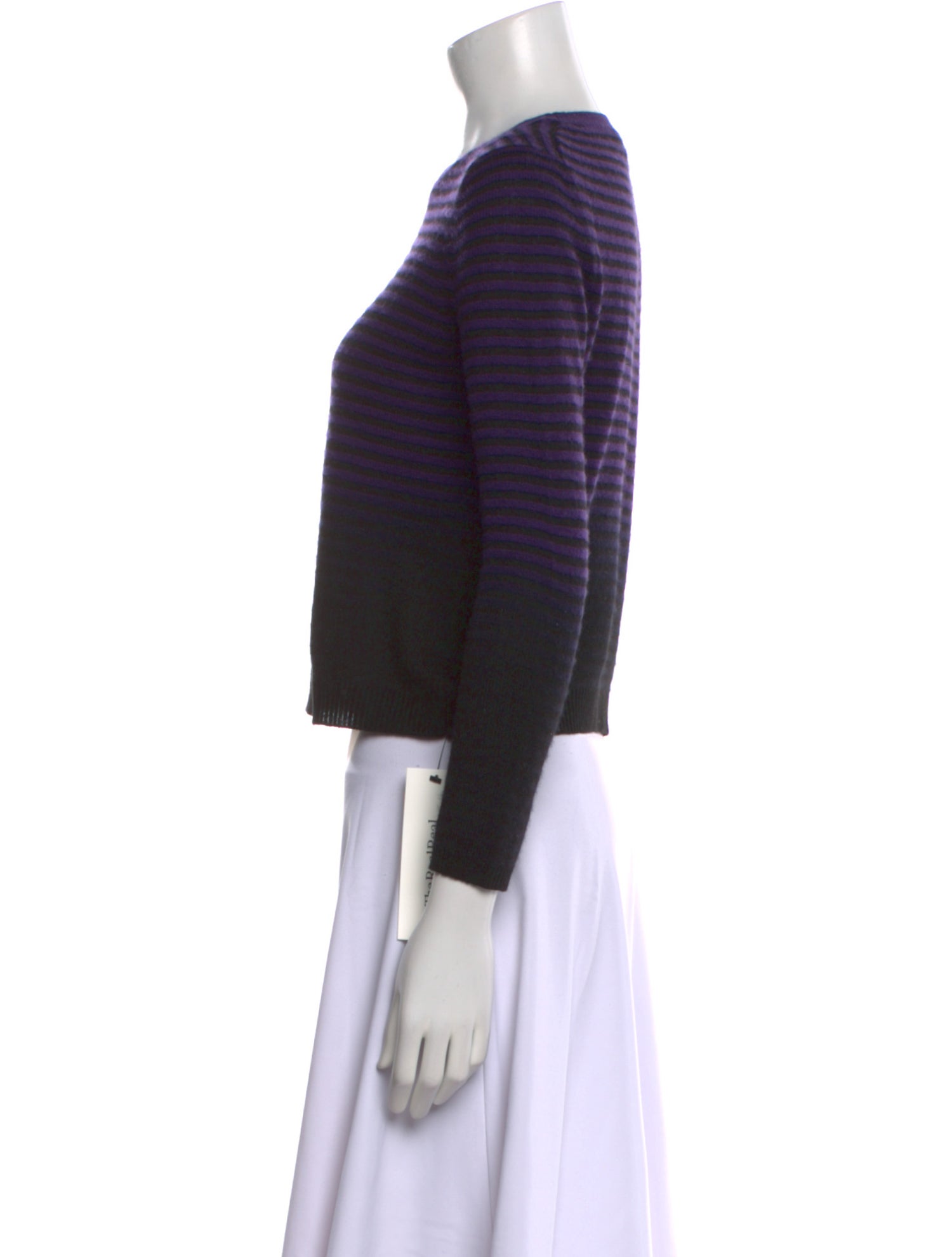 Theory Cashmere Striped Sweater