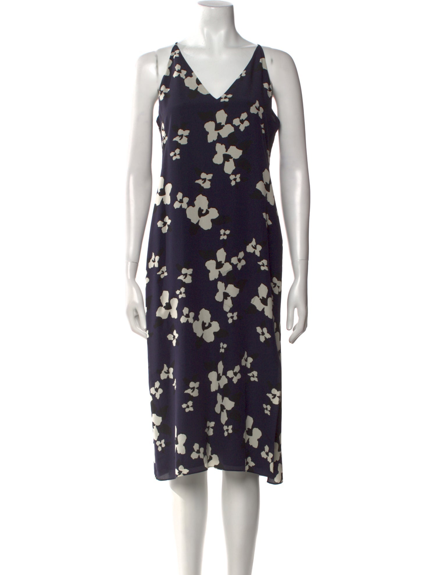 Theory Silk Midi Length Dress