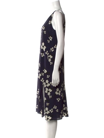 Theory Silk Midi Length Dress