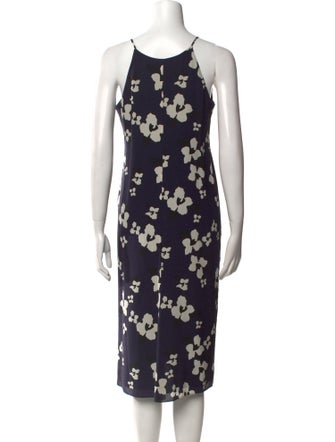 Theory Silk Midi Length Dress