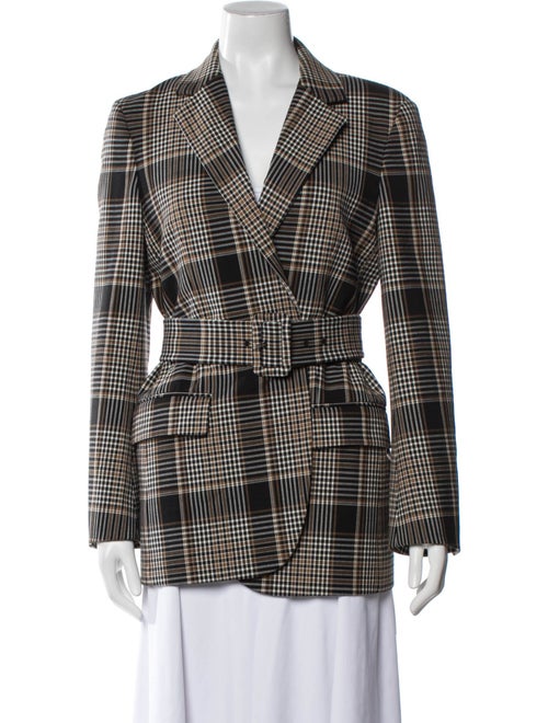 Theory Plaid Print Blazer