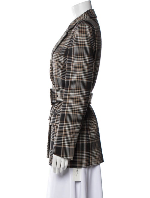 Theory Plaid Print Blazer