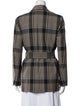 Theory Plaid Print Blazer