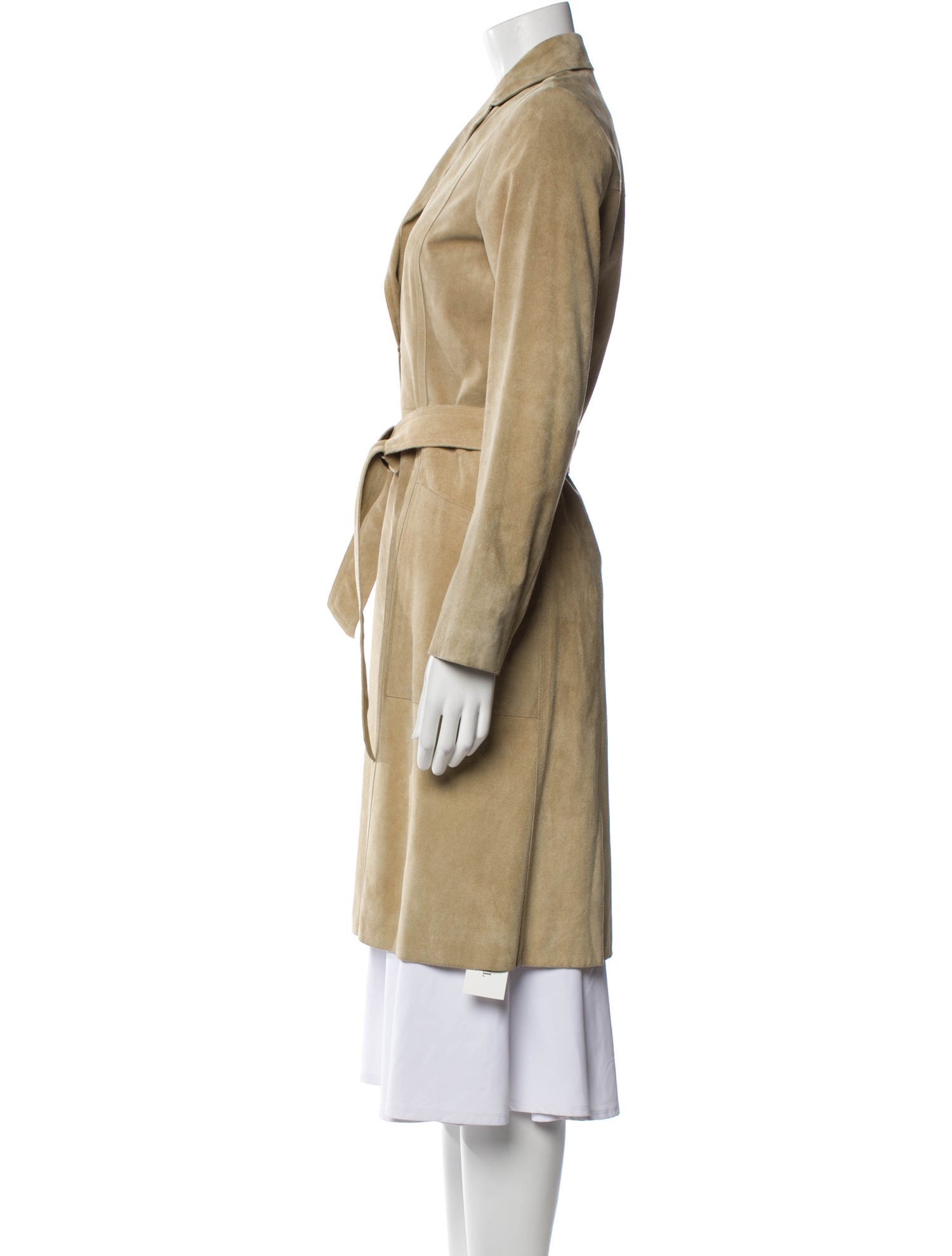 Theory Leather Trench Coat