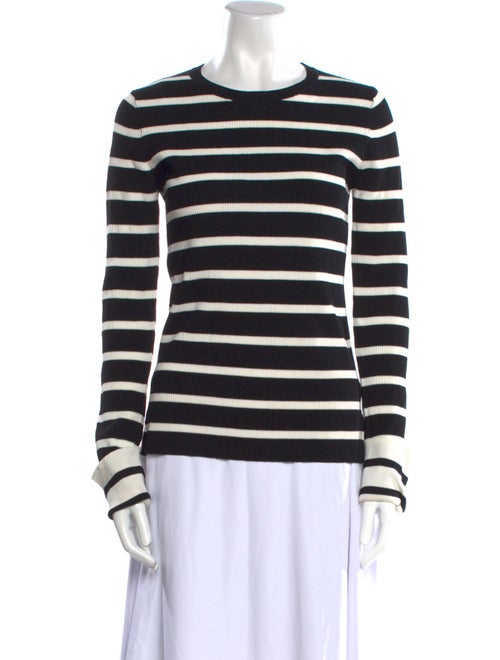 Theory Striped Crew Neck Sweater