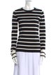 Theory Striped Crew Neck Sweater