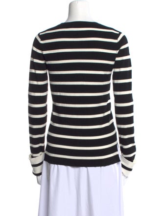 Theory Striped Crew Neck Sweater