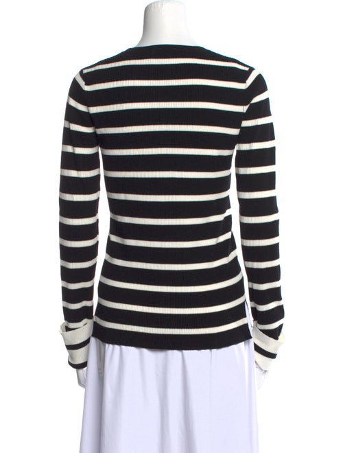 Theory Striped Crew Neck Sweater