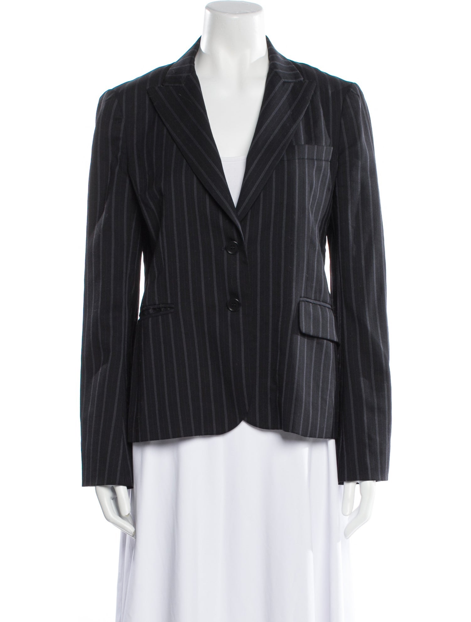 Theory Wool Striped Blazer