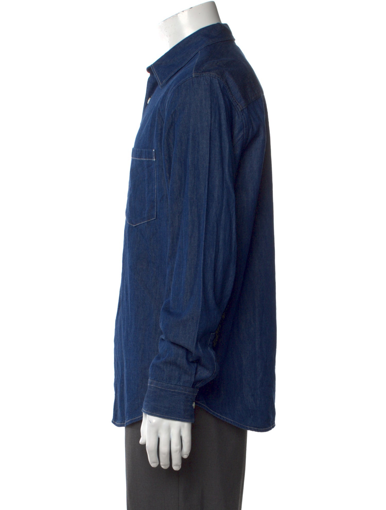 Theory Long Sleeve Denim Shirt w/ Tags