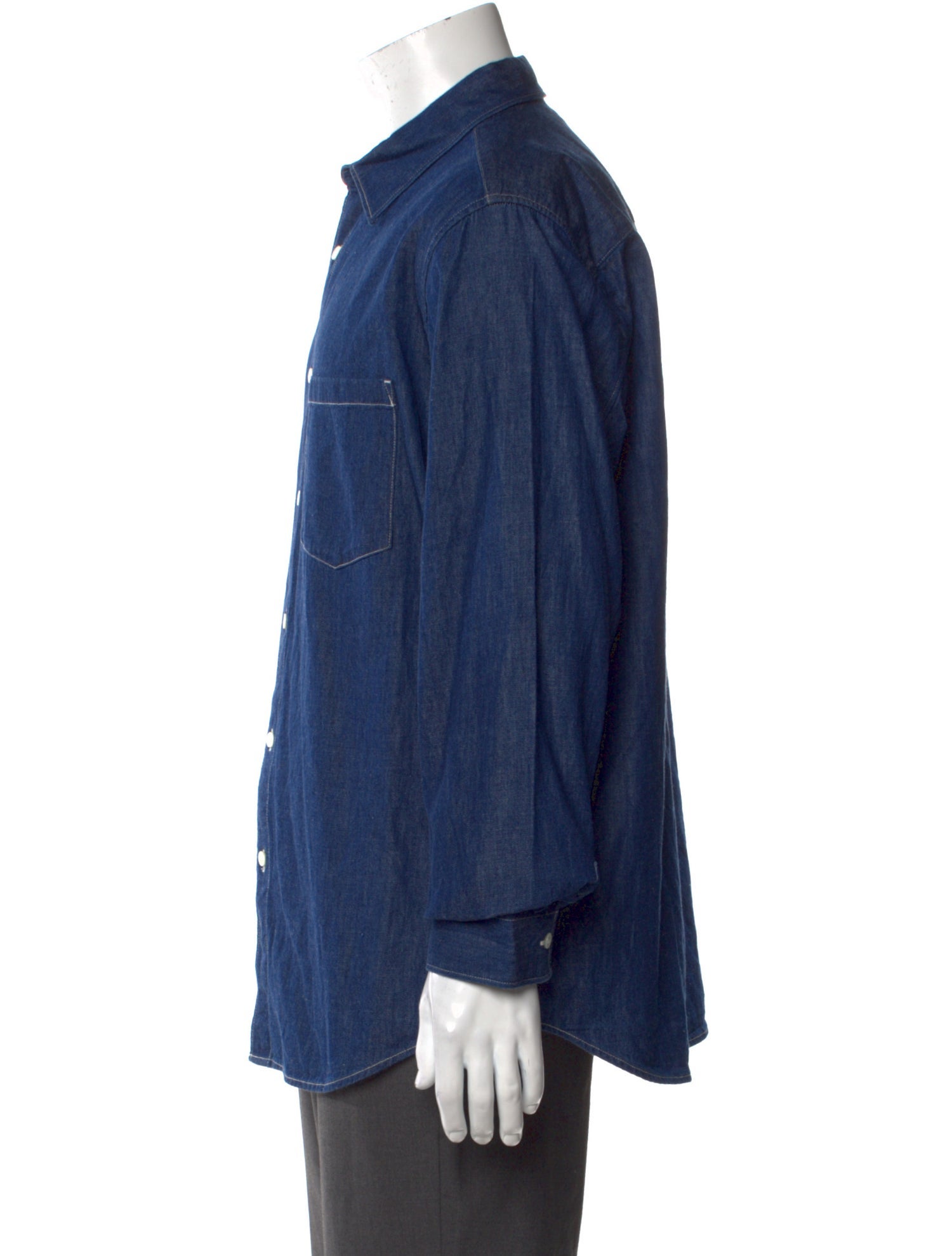 Theory Long Sleeve Denim Shirt w/ Tags