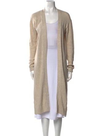 Theory Linen Open Front Sweater