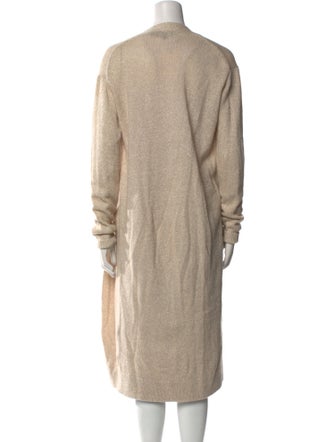 Theory Linen Open Front Sweater