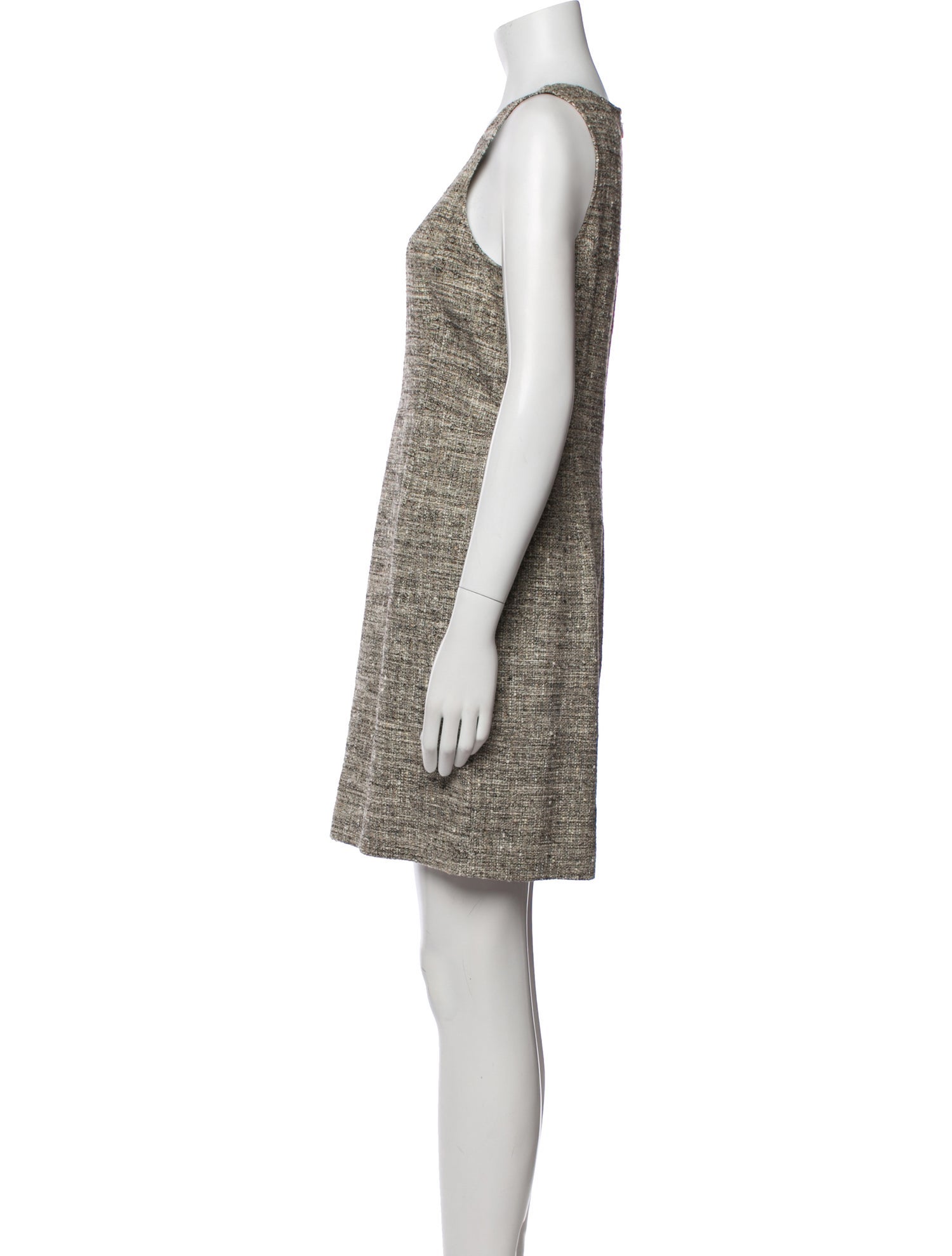 Theory Scoop Neck Mini Dress