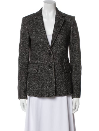 Theory Wool Tweed Pattern Coat