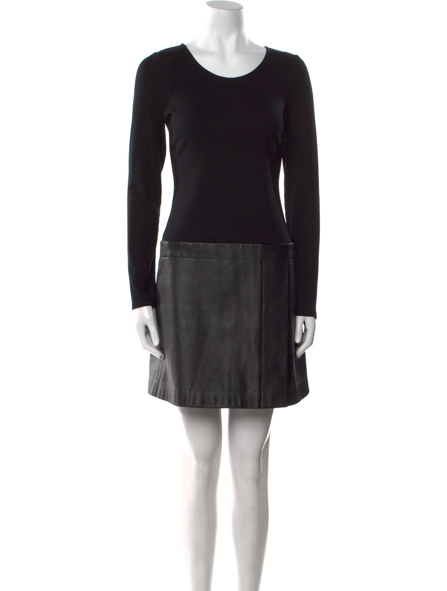 Theory Scoop Neck Mini Dress