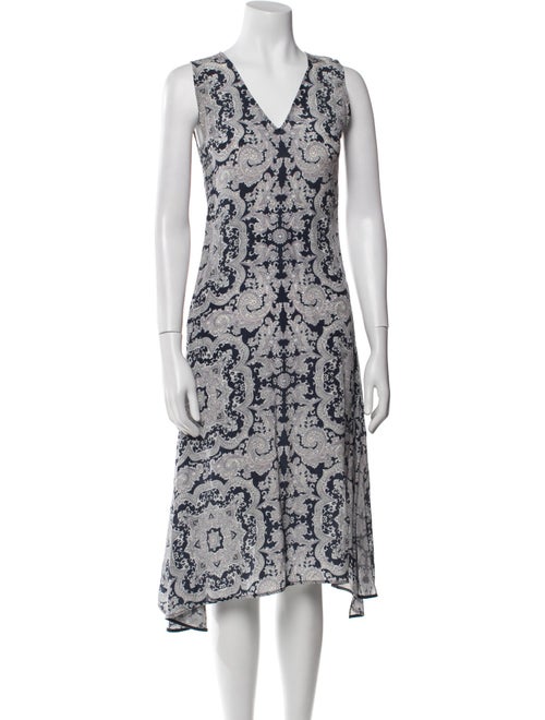 Theory Printed Midi Length Dress