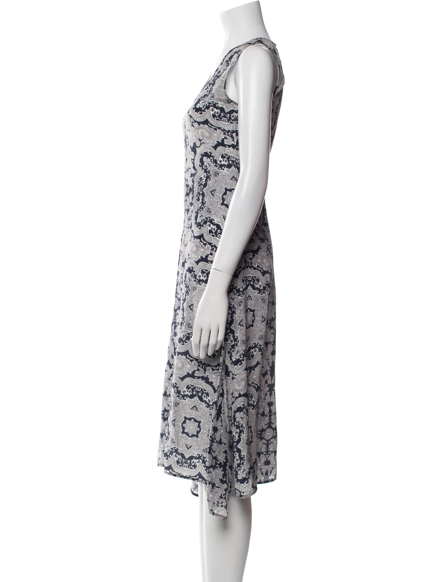 Theory Printed Midi Length Dress