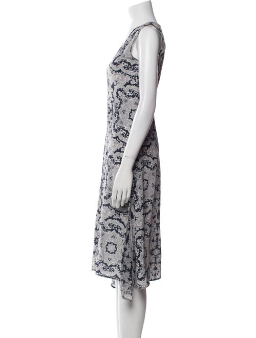 Theory Printed Midi Length Dress