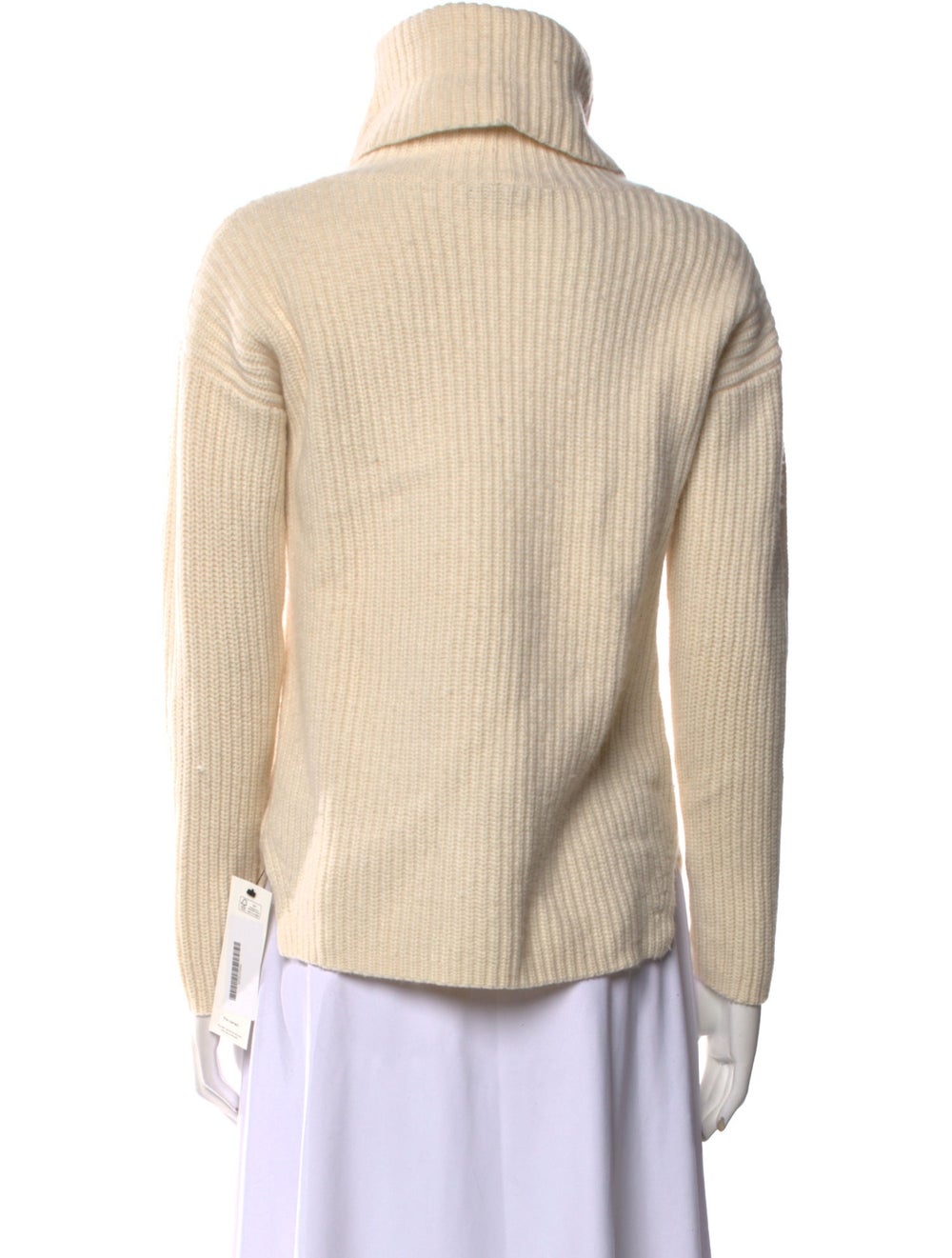 Theory Wool Turtleneck Neutrals Long Sleeve with … - image 3
