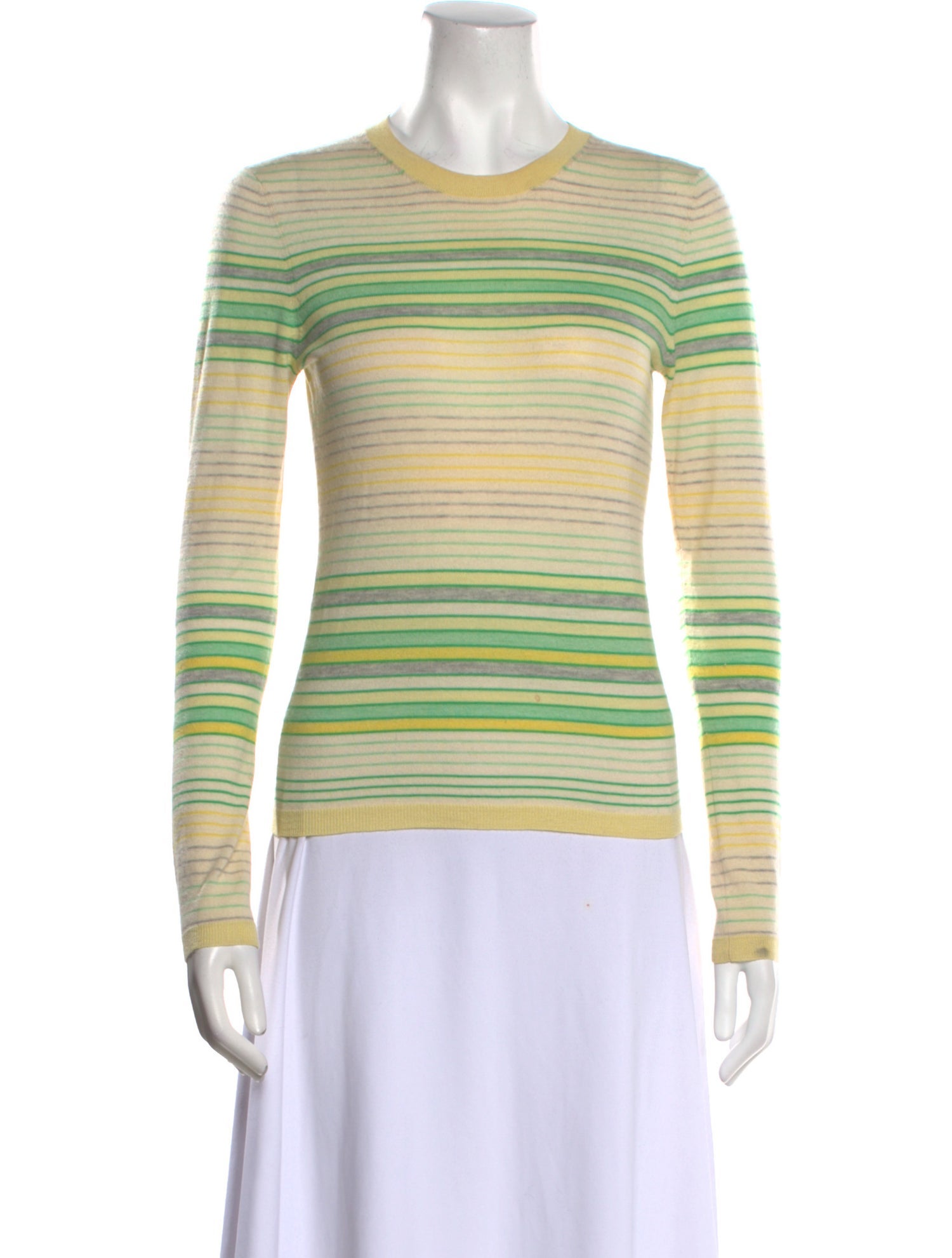 Theory Cashmere Striped Sweater