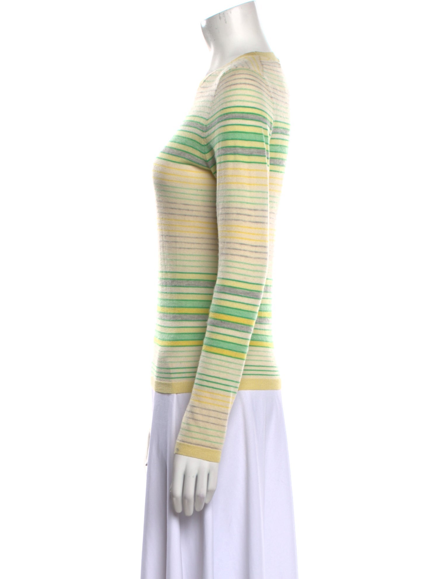 Theory Cashmere Striped Sweater