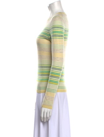 Theory Cashmere Striped Sweater