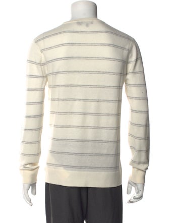 Theory Merino Wool Striped Pullover