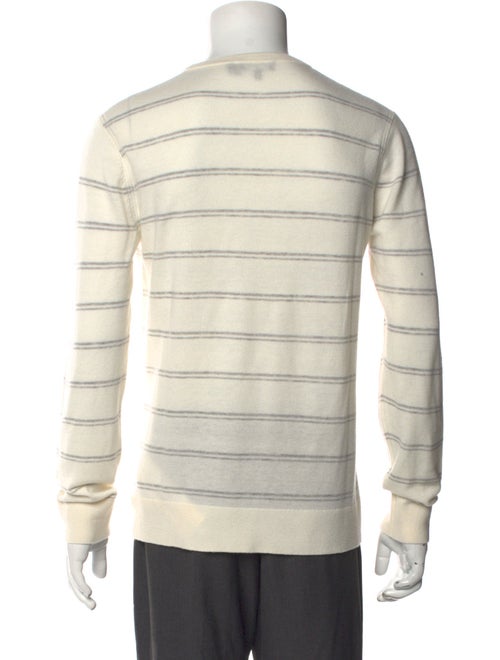 Theory Merino Wool Striped Pullover
